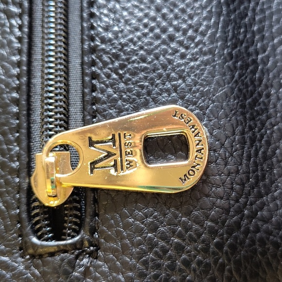 Montana West PU pebble leather black hobo bag with extra zip pouch - Picture 7 of 11